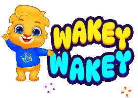 Waking Good Morning Sticker by Lucas and Friends by RV AppStudios