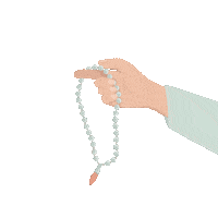 Ramadan Crystal Sticker by Luma.ae