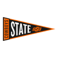 Oklahoma Football Cowboys Sticker by Oklahoma State University