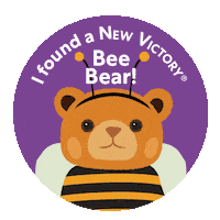 Bee Bear Sticker by New 42