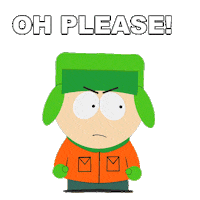 Kyle Broflovski Please Sticker by South Park