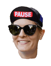 Head Juli Sticker by Schleudergang