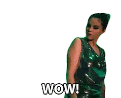 Wow Omg Sticker by Selena Gomez