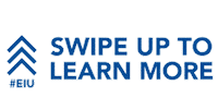 Swipe Up Eastern Illinois University Sticker by EIU