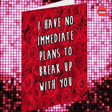 I Have No Plans To Break Up With You
