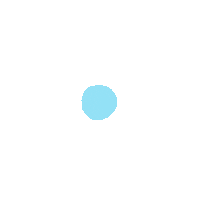 吹き出し Light Blue Sticker