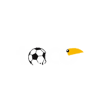 SamoToco hrvatska sok nogomet tukan Sticker