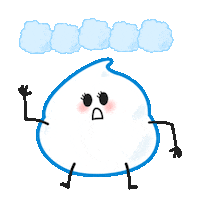 findtoday bubble whip foam pompom Sticker
