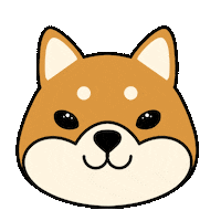 Shiba 柴犬 Sticker by OHAYOTEA