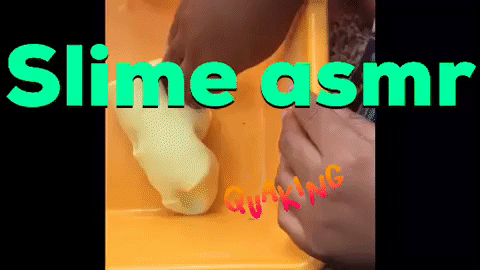 slime satisfying GIF