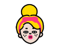 happy make up Sticker by Plastic Thing