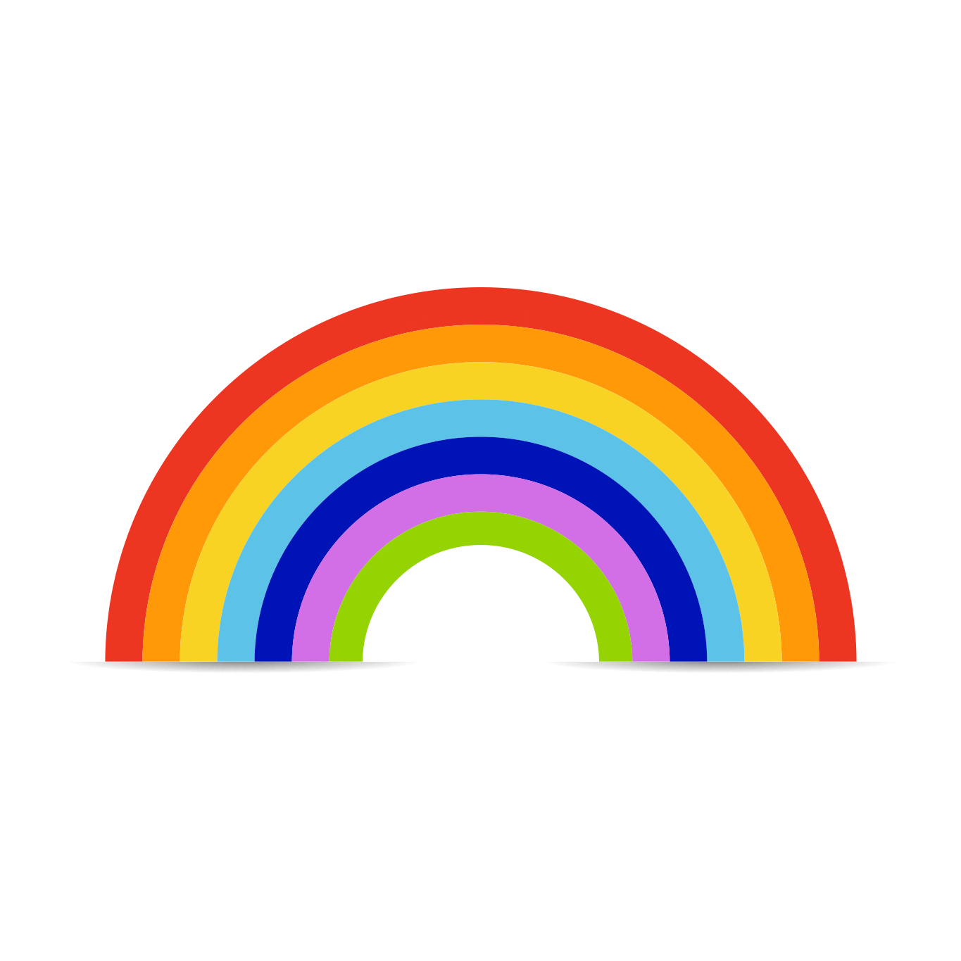 rainbow Sticker by qmusicnl