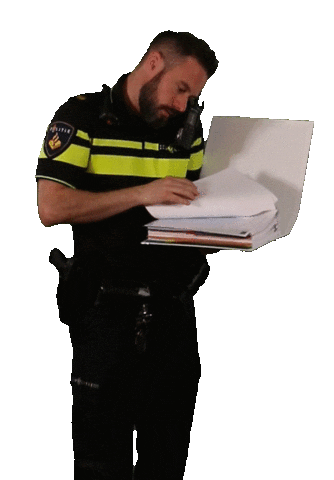 politie stress agent politie work work work Sticker