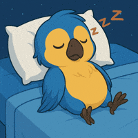 Tired Zzz GIF by Feraz NFT