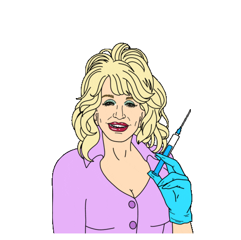 Dolly Parton Nurse Sticker by Bianca Bosso