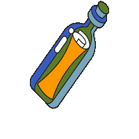 maevechocolate bottle seattle pirate maeve Sticker