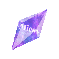 micasofficial diamond micas Sticker