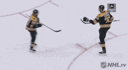 ice hockey hug GIF by NHL