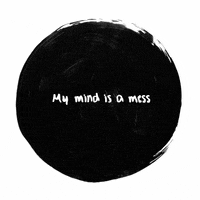 saying black and white GIF