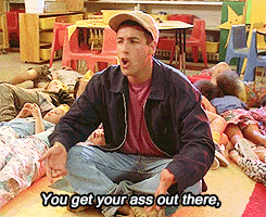 giphyci2k15 adam sandler 1995 billy madison you get your ass out there GIF