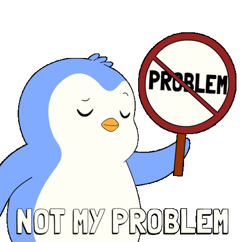 No Problem Penguin Sticker by Pudgy Penguins