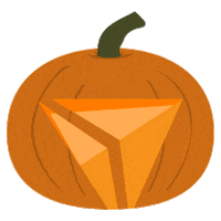 Halloween Pumpkin Sticker by Delta Air Lines