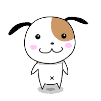Puppy Hello Sticker