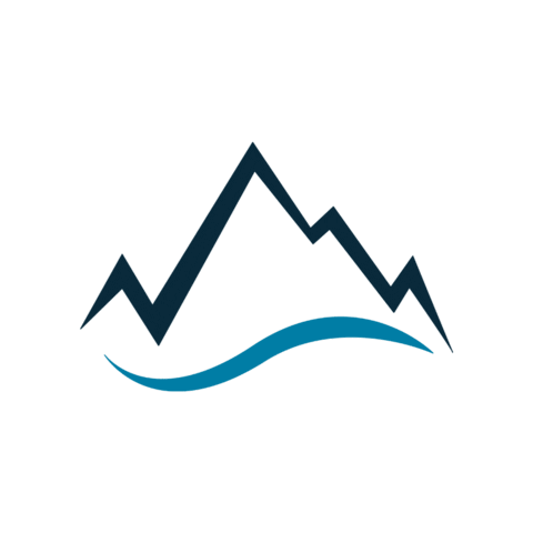 Mountain River Sticker by riverandtrail
