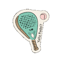 Padel Matcha Sticker by Half Million