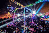 insomniacevents art magic sparkle disco GIF