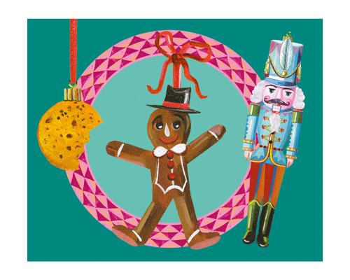 Gingerbread Man Christmas GIF by Fortnum & Mason