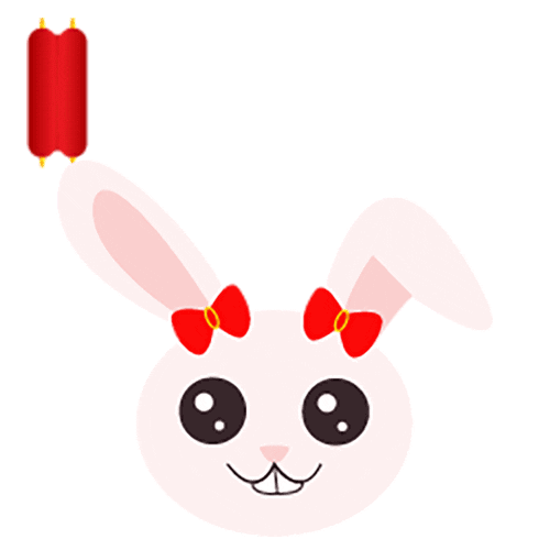 Greeting New Year Sticker