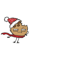 Winter Unicorn Sticker by Pummel & Friends