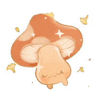 Mushroom Watercolor Sticker