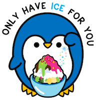 Ice Penguin Sticker by Artably