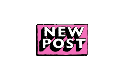 Pink Post Sticker by musketon