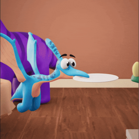 Helping Good Vibes GIF by Claynosaurz