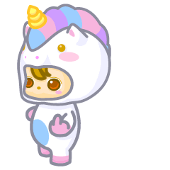 kiktoyz giphyupload baby poop unicorn Sticker
