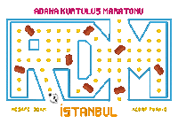 panda running Sticker by RUNDAMENTAL