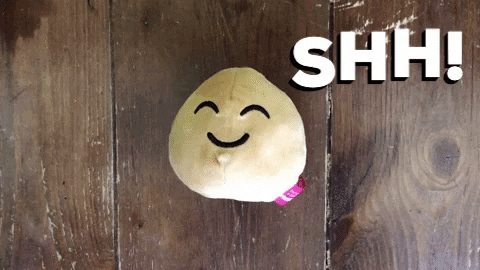 hush shut up GIF by Big Potato Games