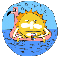 Summer Sun Sticker by Danielle Chenette