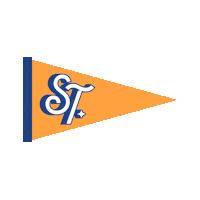 Santa Teresa Banderin Sticker by Saint Theresa Bilingual School