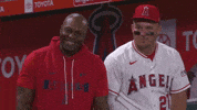 Los Angeles Angels Laughing GIF by MLB