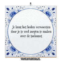Focus Moment Sticker by Tegelspreuken.nl