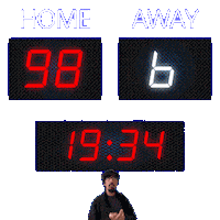 6 Away Sticker
