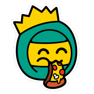Hungry Pizza Time Sticker by Pizza Ninjas