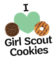 GirlScouts cookies girl scouts girlscouts girl scout cookies Sticker