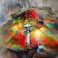 melanie__peck art trippy psychedelic nature GIF