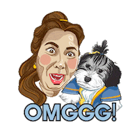 Happy Dog Sticker