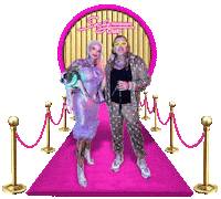 Flashing Red Carpet Sticker by Sashy Hairdesign Club